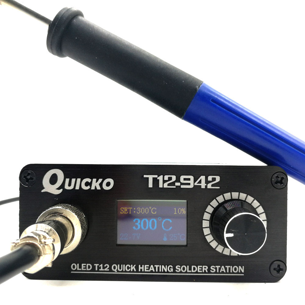 Soldering Station T12 Oled - QUICKO MINI T12 STC OLED dijital