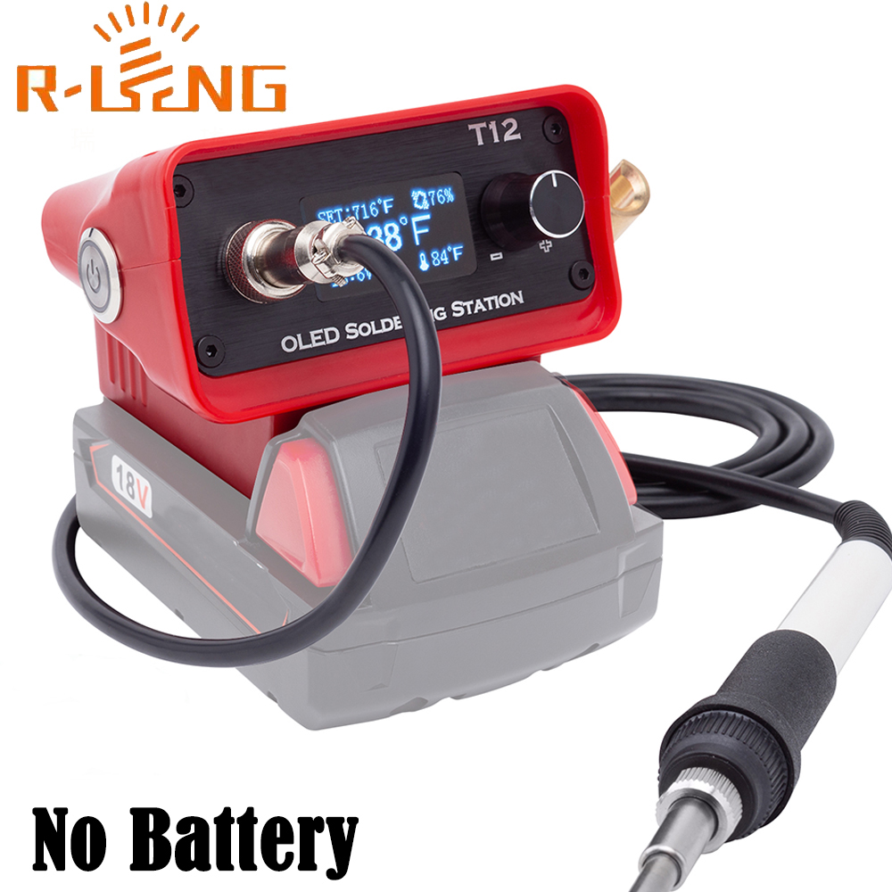 Soldering Station T12 Oled - OLED T12 Havya İstasyonu Ayarlanabilir Kaynak